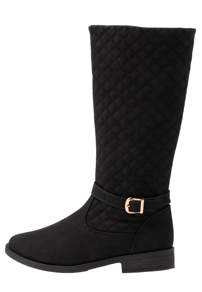 Bottes Anna Field Block heel Zip UP Noir Femme | SPX-2417566